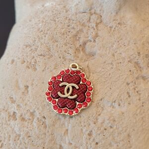 CHANEL Zipper Pull 20mm Clover
